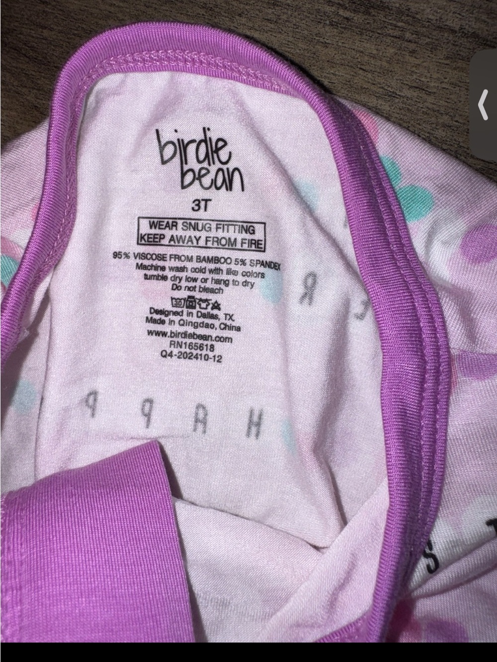 BB Pink Bunny Beatrice Bamboo Footie 3T Ruffle 🐰 - Picture 3 of 6